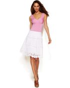 Inc International Concepts Petite Eyelet Aline Skirt - Lyst