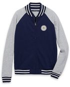 Tommy Hilfiger Fleece Baseball Jacket - Lyst