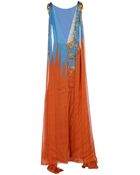 Matthew Williamson Long Dress - Lyst