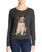 French Connection Bear Wool Blend Sweater - Lyst