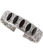 Judith Ripka Modern Deco Onyx-Station Bracelet - Lyst