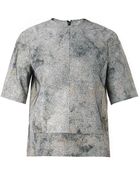 Maison Martin Margiela Shagreen-Effect Suede Top - Lyst