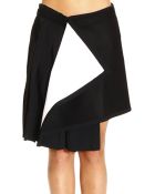 Iceberg Skirt Wool And Scuba Asymmetric - Lyst