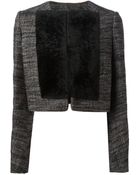 Proenza Schouler Paneled Tweed Jacket - Lyst