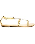 Asos Face Facts Flat Sandals - Lyst
