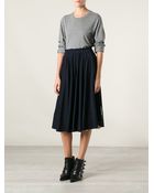 Comme Des Garçons Elasticated Waist Skirt - Lyst