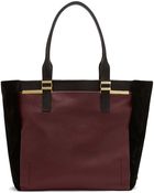 Vince Camuto Vera Leather Colorblock Tote Bag - Lyst