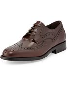 Ferragamo Ponce Wing-tip Lace-up - Lyst