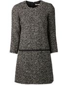 Bouchra Jarrar Tweed Dress - Lyst