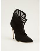 Sergio Rossi 'Fleur' Ankle Boots - Lyst
