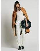 Free People Womens Whitewashed Straight Leg - Lyst