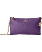 Coach Embossed Txt Leather Kylie Crossbody - Lyst