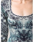 Hervé Léger Body Con Dress - Lyst