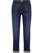 Current/Elliott The Boyfriend Mid-Rise Jeans - Lyst