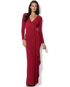 Lauren by Ralph Lauren Long-Sleeve Embellished Gown - Lyst