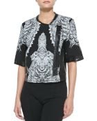 Helmut Lang Urchin-Print Sweatshirt Jacket - Lyst