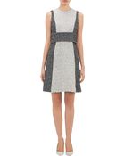 Proenza Schouler Belted Tweed Dress - Lyst