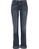 Current/Elliott The Straight Leg High-Rise Jeans - Lyst
