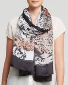 Ferragamo Oblong Zambia Silk Scarf - Lyst