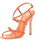 Alice + Olivia Gianna Studded Strappy Sandal - Lyst