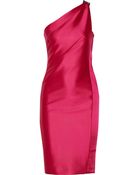 Roland Mouret Aralia Satin Dress - Lyst