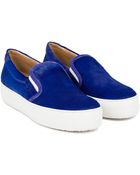 Madison Et Cie Alta Pony Hair Slip On Sneakers - Lyst