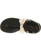 Ted Baker Seliqeed Sandal Black Cream Smu - Lyst