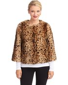 Diane von Furstenberg Rabbit Fur Chubby - Lyst
