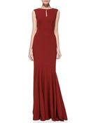 Zac Zac Posen Sleeveless Mermaid Keyhole Gown - Lyst