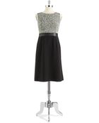 Jones New York Textured Career Dress - Lyst
