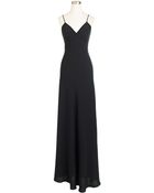 J.Crew Aubrey Long Dress In Drapey Matte Crepe - Lyst