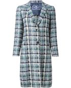 Etro Bouclé Knit Coat - Lyst