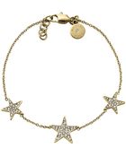 Michael Kors Golden Pave Star Bracelet - Lyst
