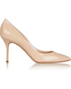 Casadei Patent-Leather Pumps - Lyst