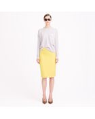 J.Crew No. 2 Pencil Skirt In Double-Serge Wool - Lyst