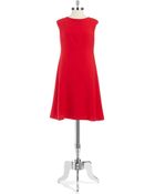 Anne Klein Princess Seamed A Line Dress - Lyst