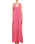 Lisa Perry Colorblock Sleeveless Maxi Dress - Lyst