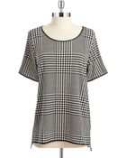 Calvin Klein Animal Print Top - Lyst