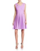 Betsey Johnson Cutout Fit-And-Flare Dress - Lyst