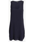 James Perse A-line Tank Dress Navy - Lyst
