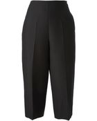 Valentino Cropped Tailored Trousers - Lyst