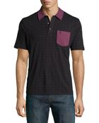 Original Penguin Classic-Fit Dotted Block-Print Polo Shirt - Lyst