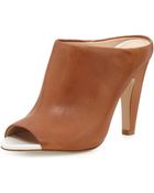 French Connection Randy Tonal Leather Mule - Lyst