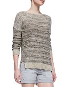 Vince Dropshoulder Boatneck Sweater - Lyst