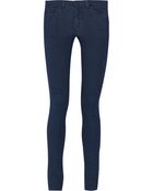 Mm6 Maison Martin Margiela Stretch-Denim Skinny Jeans - Lyst
