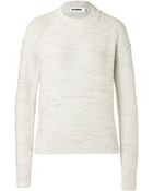 Jil Sander Cashmere-Wool-Silk Pullover - Lyst