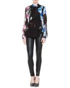Just Cavalli Waxed-Front Denim Jeans - Lyst