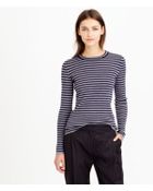 J.Crew Petite Stretch Merino Wool Sweater In Stripe - Lyst