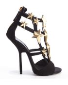 Giuseppe Zanotti Black Suede Star Studded 'Aliek' Platform Sandals - Lyst