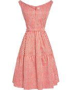 Carven Printed Vneck Aline Dress - Lyst